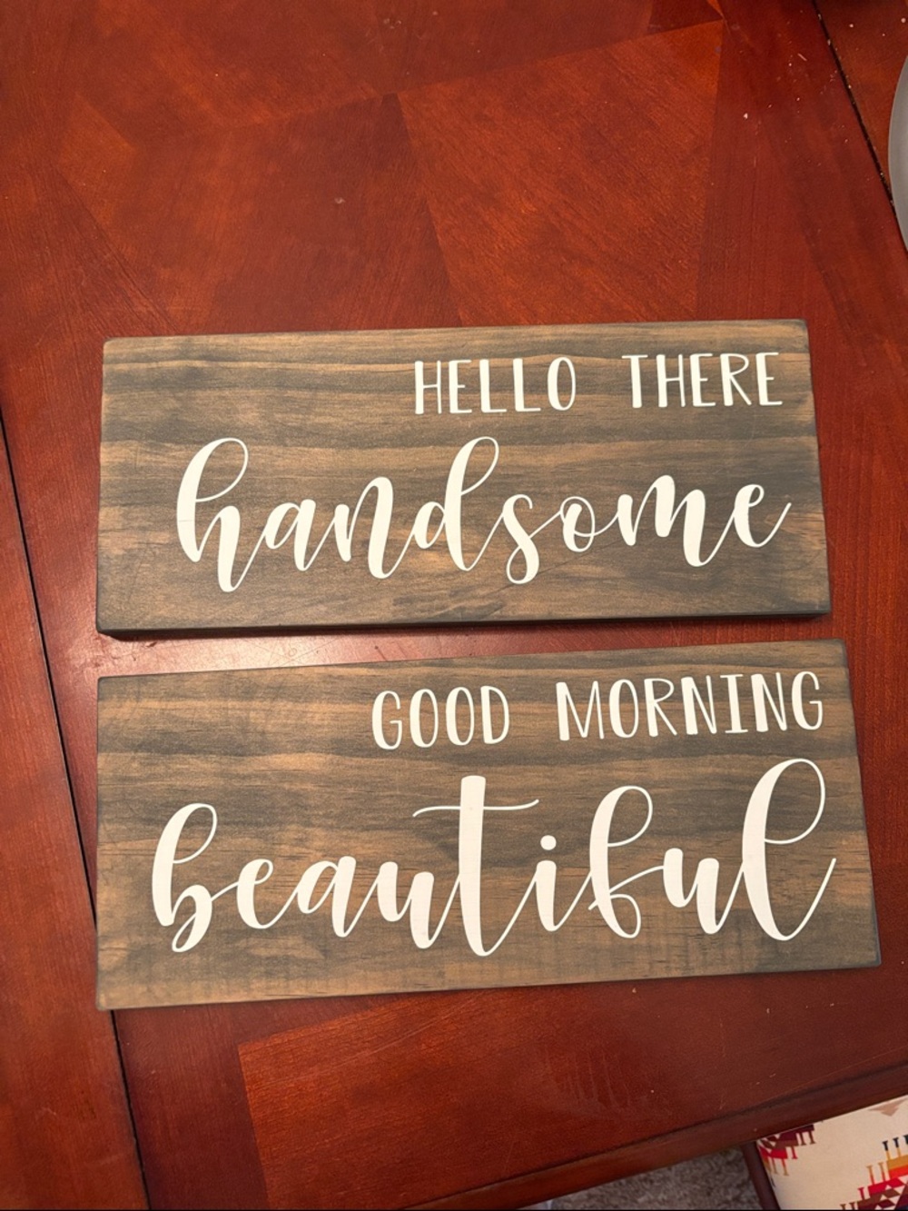 Wood signs